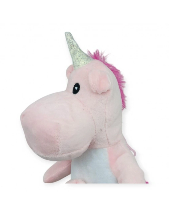 Peluş Sevimli Hayvanlar 20 cm - Açık Pembe Unicorn