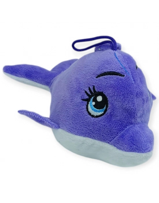 Peluş Sevimli Hayvanlar 20 cm - Mor Yunus