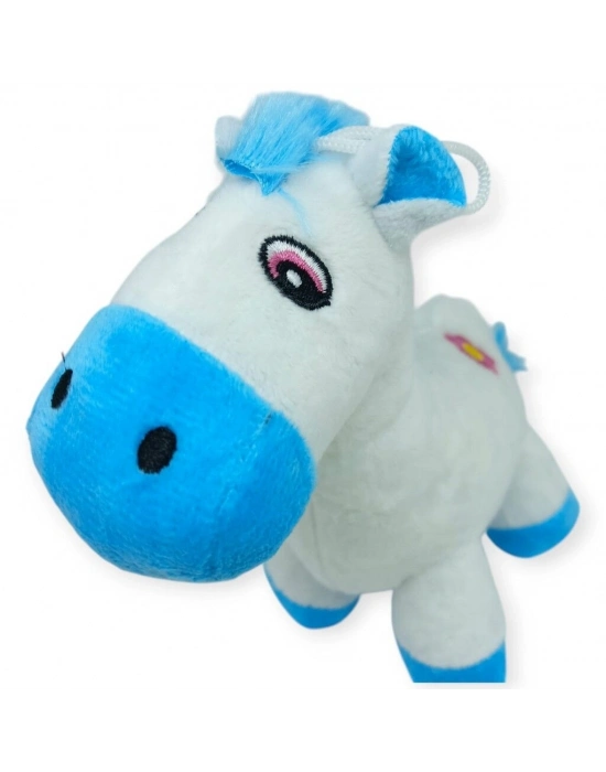 Peluş Sevimli Hayvanlar 25 cm - Mavi At