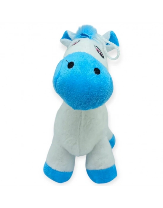 Peluş Sevimli Hayvanlar 25 cm - Mavi At