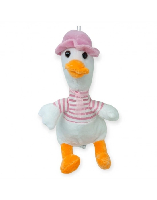 Peluş Sevimli Hayvanlar 25 cm - Pembe Ördek