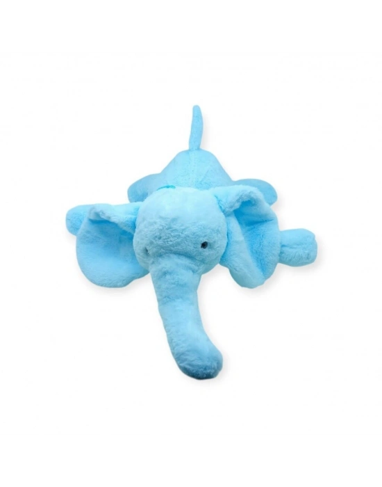 Peluş Sevimli Hayvanlar 65 cm Uyku Arkadaşım Fil - Mavi