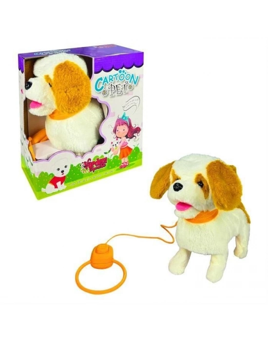 Peluş Tasmalı Yürüyen Köpek - FT-B019