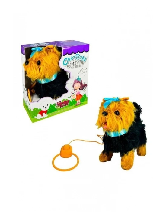 Peluş Tasmalı Yürüyen Köpek - FT-B267