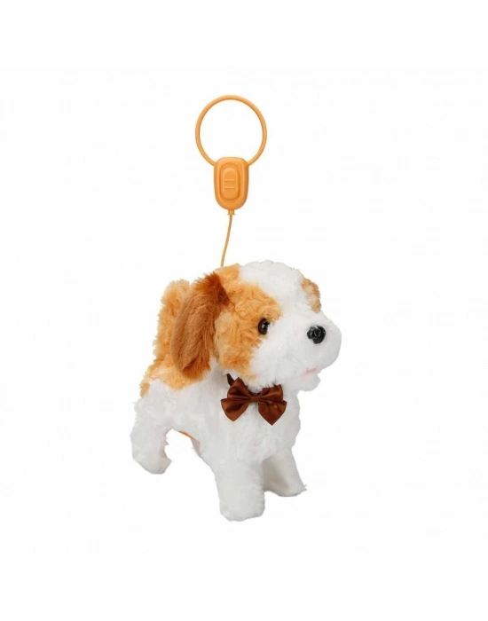 Peluş Yürüyen Sesli Köpek Latte  - FT-B023