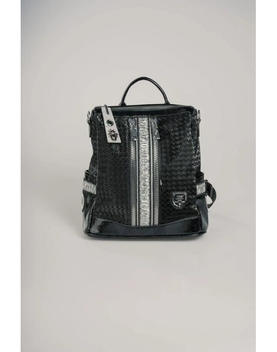 Pely Siyah Cilt Kol Ve Sırt Çantası