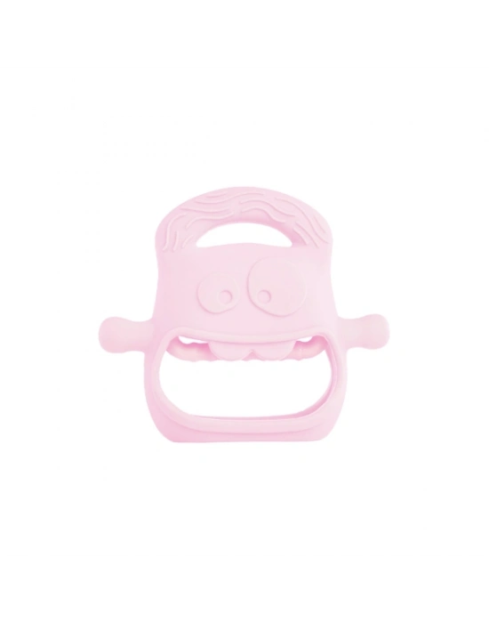 Pembe Bebek Silikon Diş Kaşıyıcı