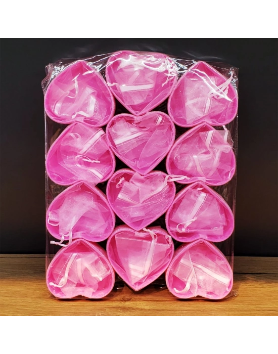 Pembe Kalpli Tül Kese