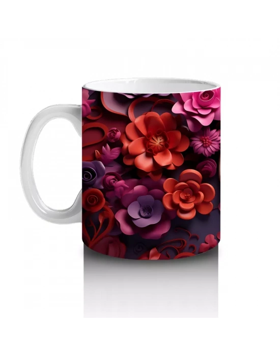 Pembe Karanlıkta Kurukafa Bakışı – Hediyelik Kahve Kupası