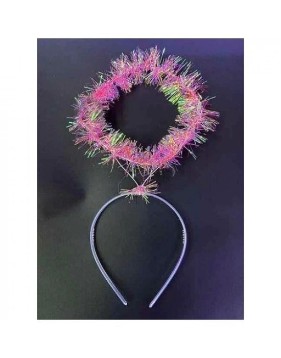 Pembe Metalize Melek Hare Taç