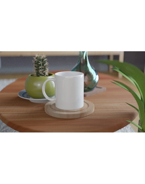 Pembe Papatya Demeti Desenli Kupa Bardak