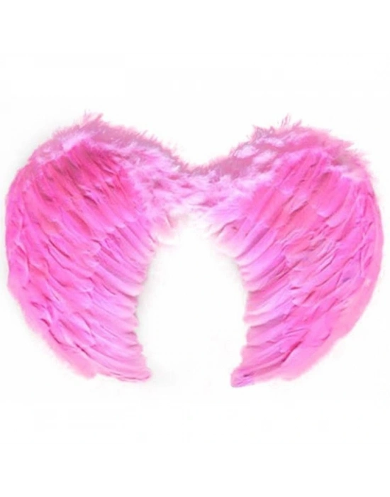 Pembe Renkli Orta Boy Çocuk Melek Kanadı 40x60 Cm