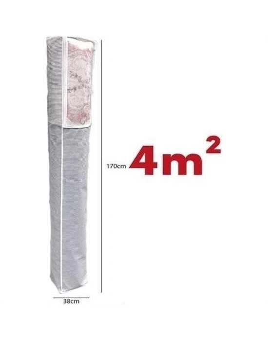 ®  Pencereli Halı Hurcu Toz geçirmez Sağlam Dayanıklı Hurç Organizer 4m²