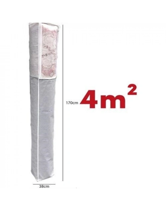 ®  Pencereli Halı Hurcu Toz geçirmez Sağlam Dayanıklı Hurç Organizer 6m²