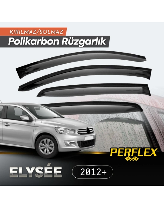 Perflex Polikarbon Kırılmaz Rüzgarlık V2 Mugen Fiat Fiorino 2007+