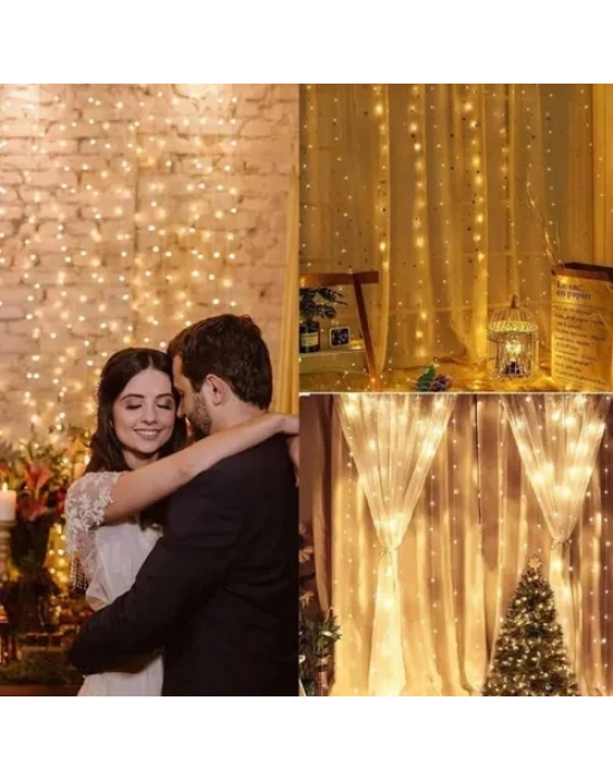 Peri Perde Led 3*3m 300 Led Gün Işığı