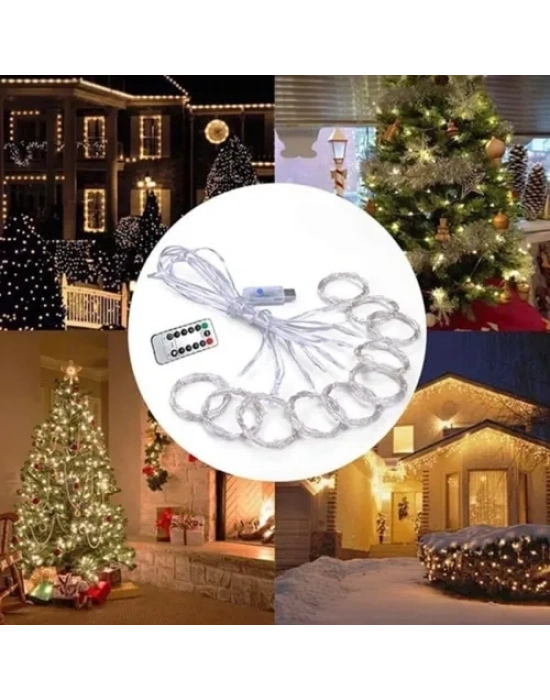 Peri Perde Led 3*3m 300 Led Gün Işığı
