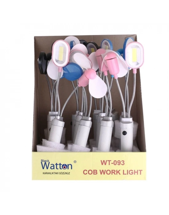 Pervane Ve Mıknatıslı Masa Lambası  Wt-093