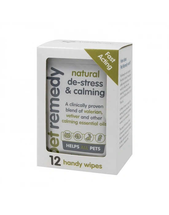 Pet Remedy Calming Wipes 12 Adet Sakinleştirici Mendil