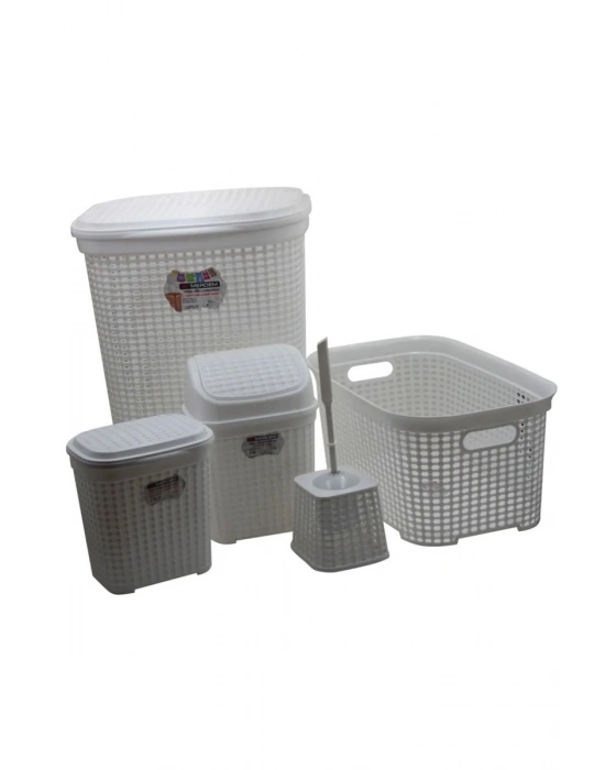 Petek 5 Li Banyo Çeyiz Seti Royaleks-MRD307-Dv