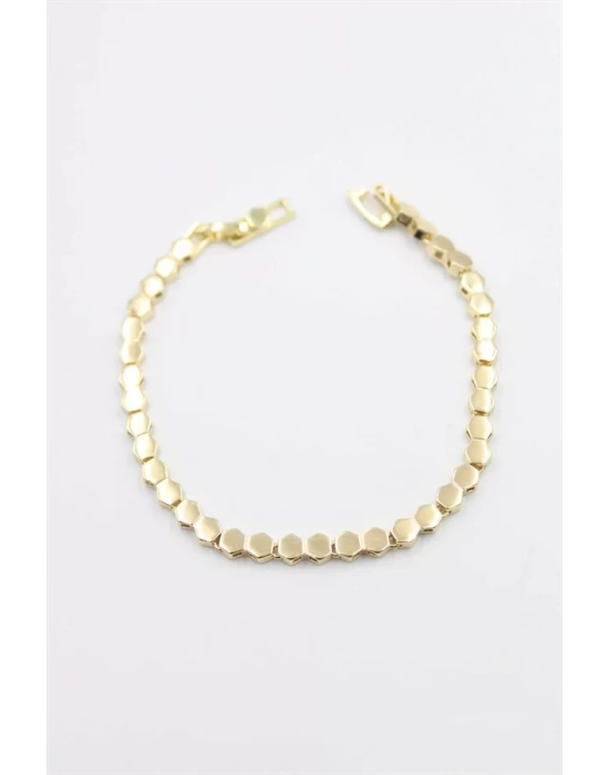 Petek Vip Bileklik - Altın