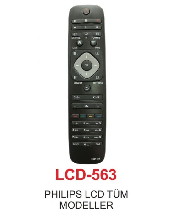 Philips Lcd Tüm Modellere Uygun Kumanda Lcd-563