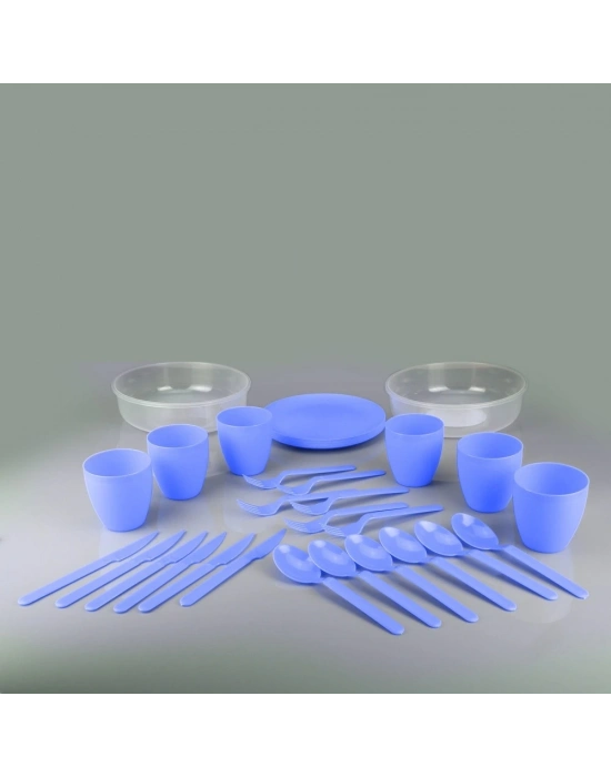 Piknik Seti 6 Kişilik Çantalı 32 Parça