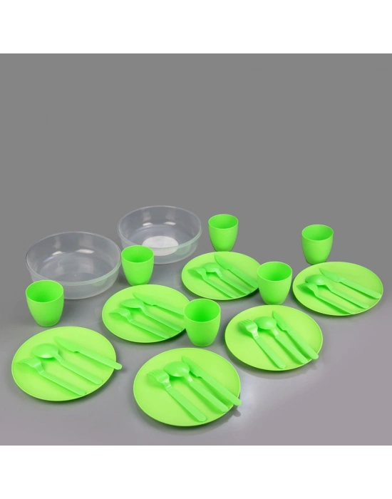 Piknik Seti 6 Kişilik Çantalı 32 Parça