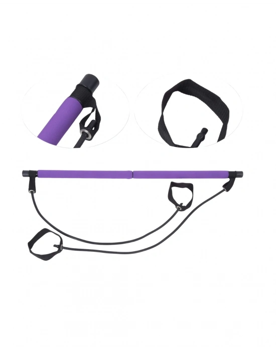 ® Pilates Bar Direnç Çubuğu Kas Tonlama ve Esneklik Artırıcı Tasarım