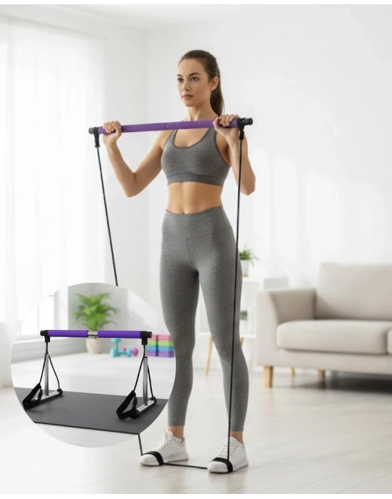 ® Pilates Bar Egzersiz Aleti Bilek Destekli Çok Yönlü Kullanım