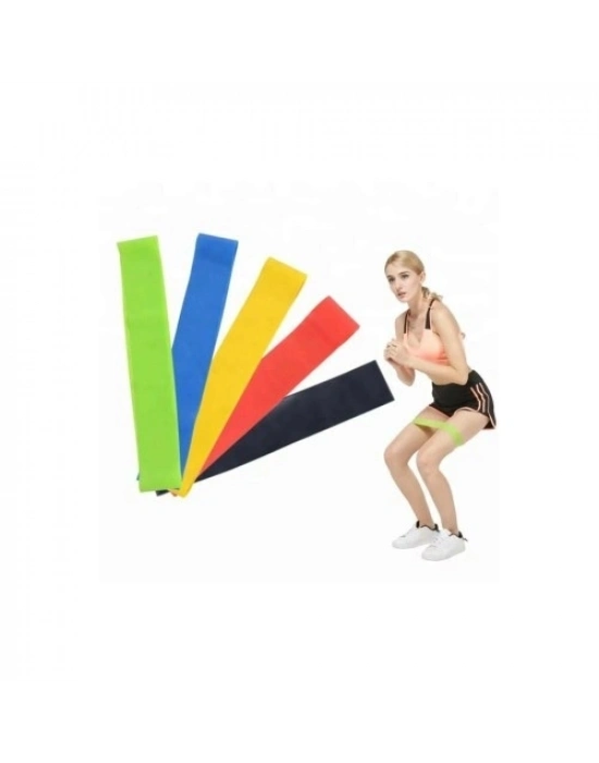 Pilates Direnç Lastiği Seti 5 Adet