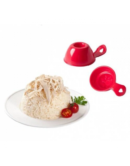 ®  Pilav Ve Helva Şekil Verici Pratik Servis Kalıbı Aleti (2 Adet)