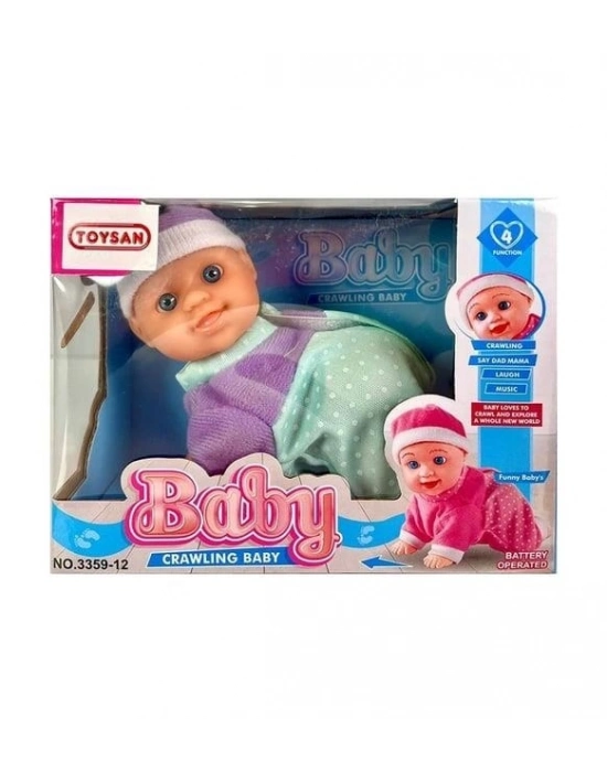 ® PİLLİ EMEKLEYEN SESLİ BEBEK