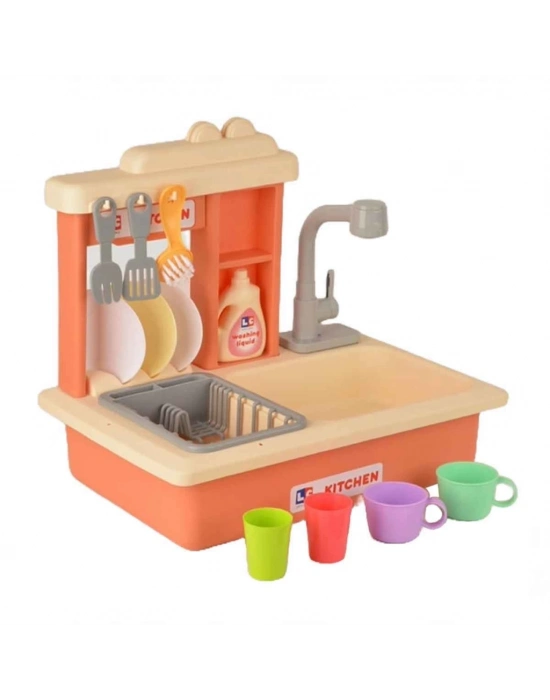 Pilli İnteraktif Lavabo Seti Somon