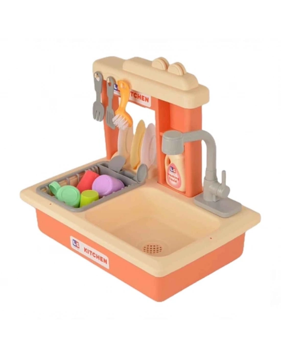 Pilli İnteraktif Lavabo Seti Somon