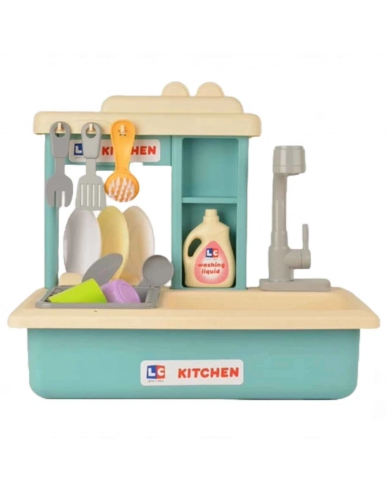 Pilli İnteraktif Lavabo Seti Turkuaz