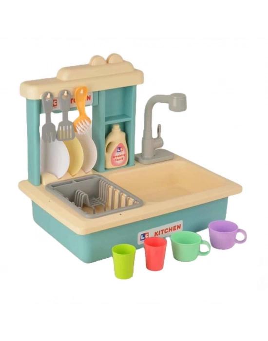 Pilli İnteraktif Lavabo Seti Turkuaz