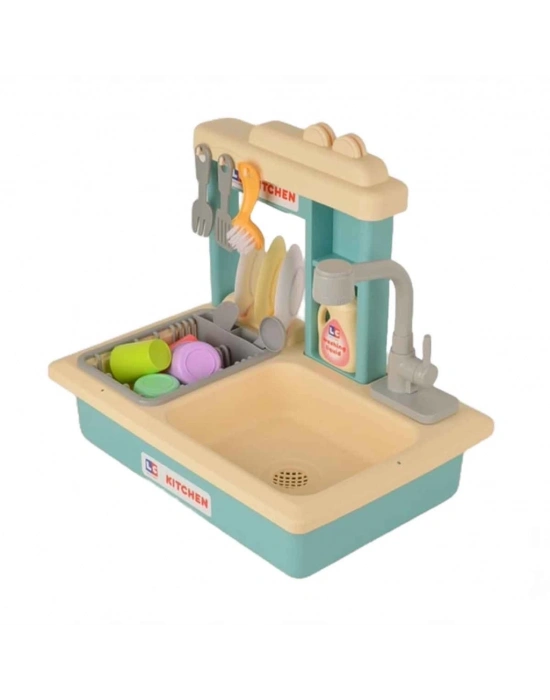 Pilli İnteraktif Lavabo Seti Turkuaz