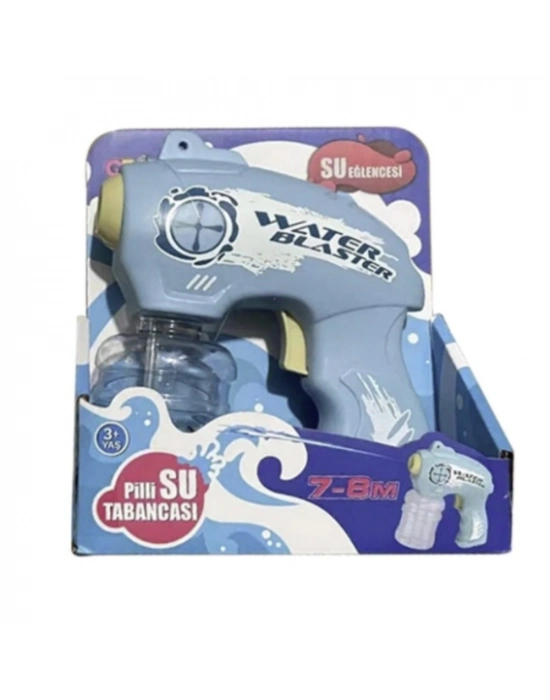 Pilli Küçük Su Tabancası - X3 - Mavi