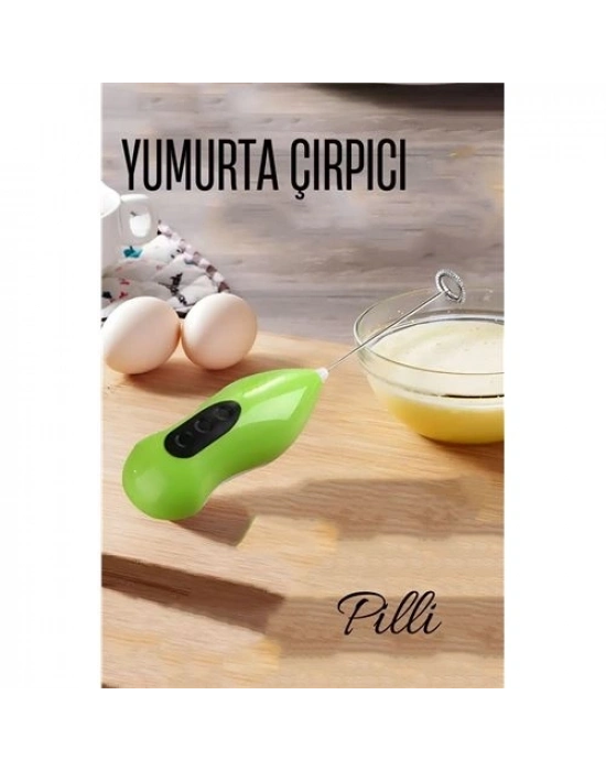 Pilli Yumurta Çırpıcı Mini Pilli Mixer Çırpıcı 721588