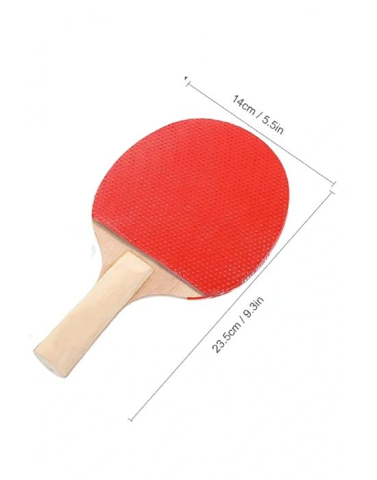 Ping Pong Masa Tenisi Seti Tenis Raketi Seti 2 Raket + 3 Ping Pong Topu  Spor Aksesuarları