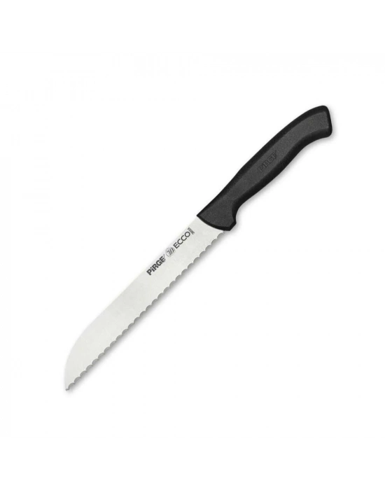 Pirge 38024 Ecco Pro Ekmek Bıçağı 17,5 Cm - Siyah