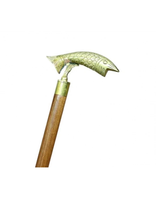 Pirinç Balık Tasarımı Baston