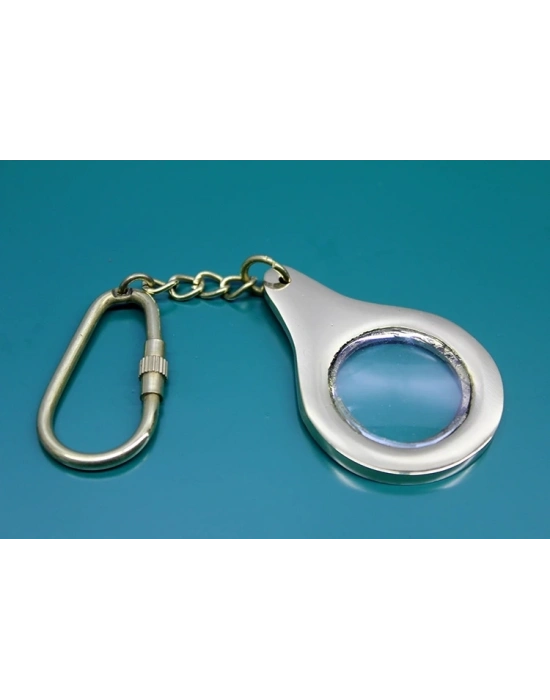 Pirinç Büyüteç Anahtarlık 2846b