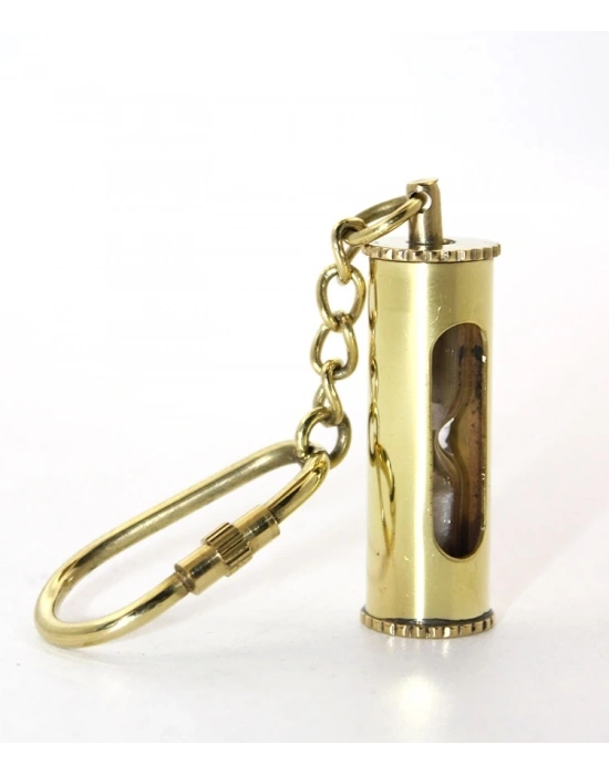 Pirinç Kumsaati Anahtarlık 2496c