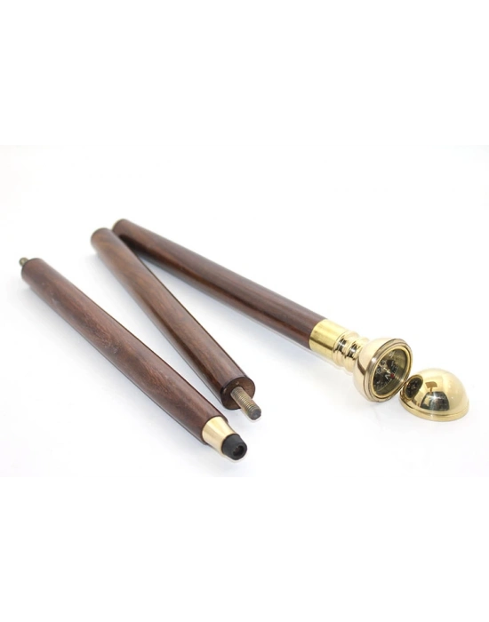 Pirinç Pusulalı Baston Model 2