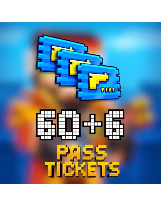 Pixel Gun 3D 66 (60+6) Pixel Pass Tickets