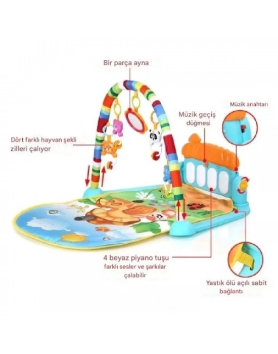 Piyanolu Mantar Oyun Halısı