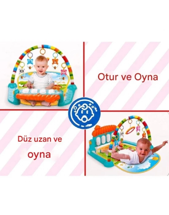 Piyanolu Mantar Oyun Halısı