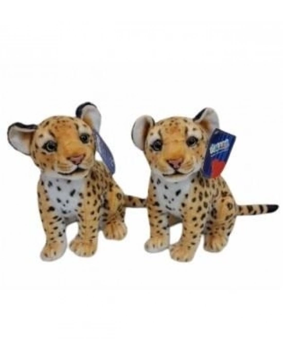 ® PL50134 25 CM OTURAN KÜÇÜK KAHVERENGİ LEOPAR-HLY